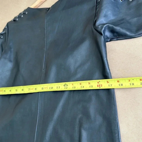 Zara Basic Faux Leather Dress - Picture 8 of 8